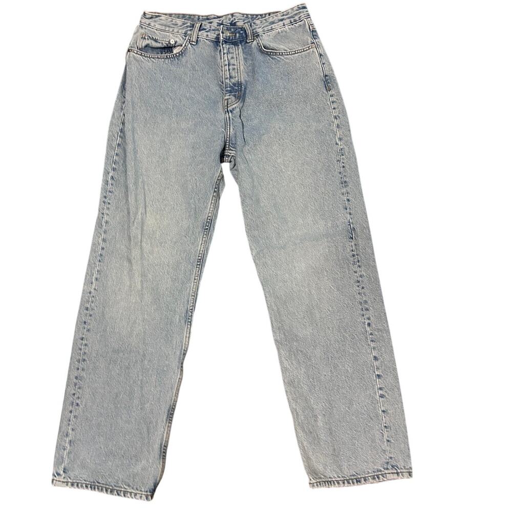 Zara Button Fly High Rise Jeans Womens Size 31